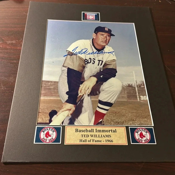 Ted Williams Boston Red Sox autograph photo - Picture 1 of 1